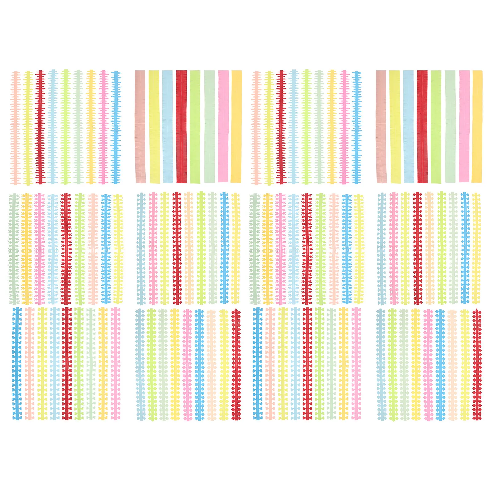 

108Pcs Paper Quilling Strips Colorful Petal Crafts DIY Art Materials for Handmade Floral Quilling Flowers Creative Paper Craft