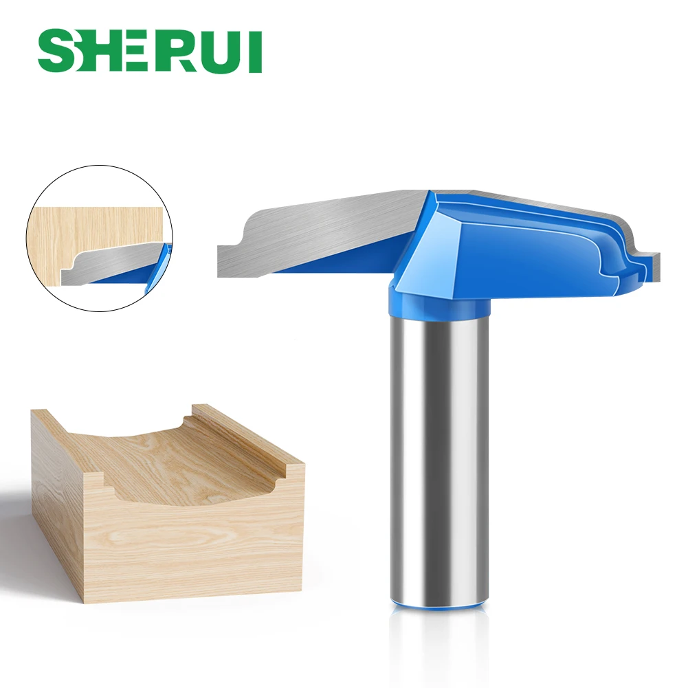 1pc 12mm 1/2 "Shank Nose Router Bit Cabinet Door Panel Router Bit Flower Router Bit Trimming Machine Milling Router Bit