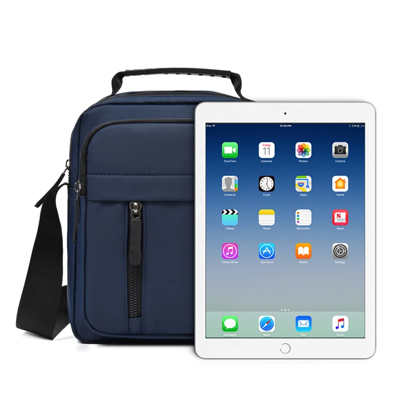 Business-Umhängetasche für Herren – Fortschrittliches Design mit mehreren Fächern, Schultertasche für Büro und Freizeit – Detail 9
