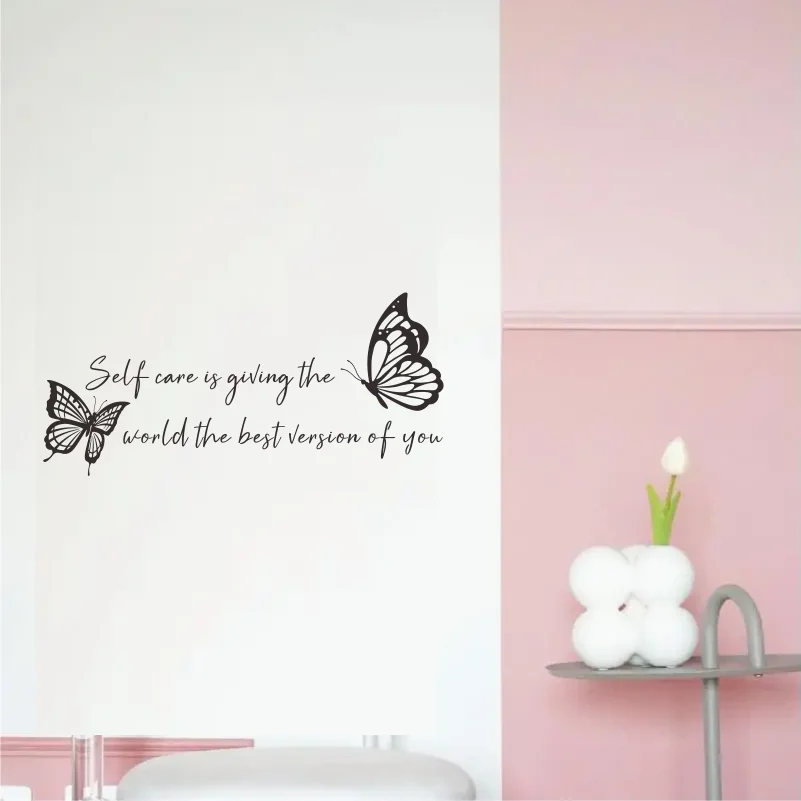 self care Beauty Wall Decals Quotes Vinyl Sticker SPA Beauty Salon Spa Art  Wall Sticker Salon Decor 295