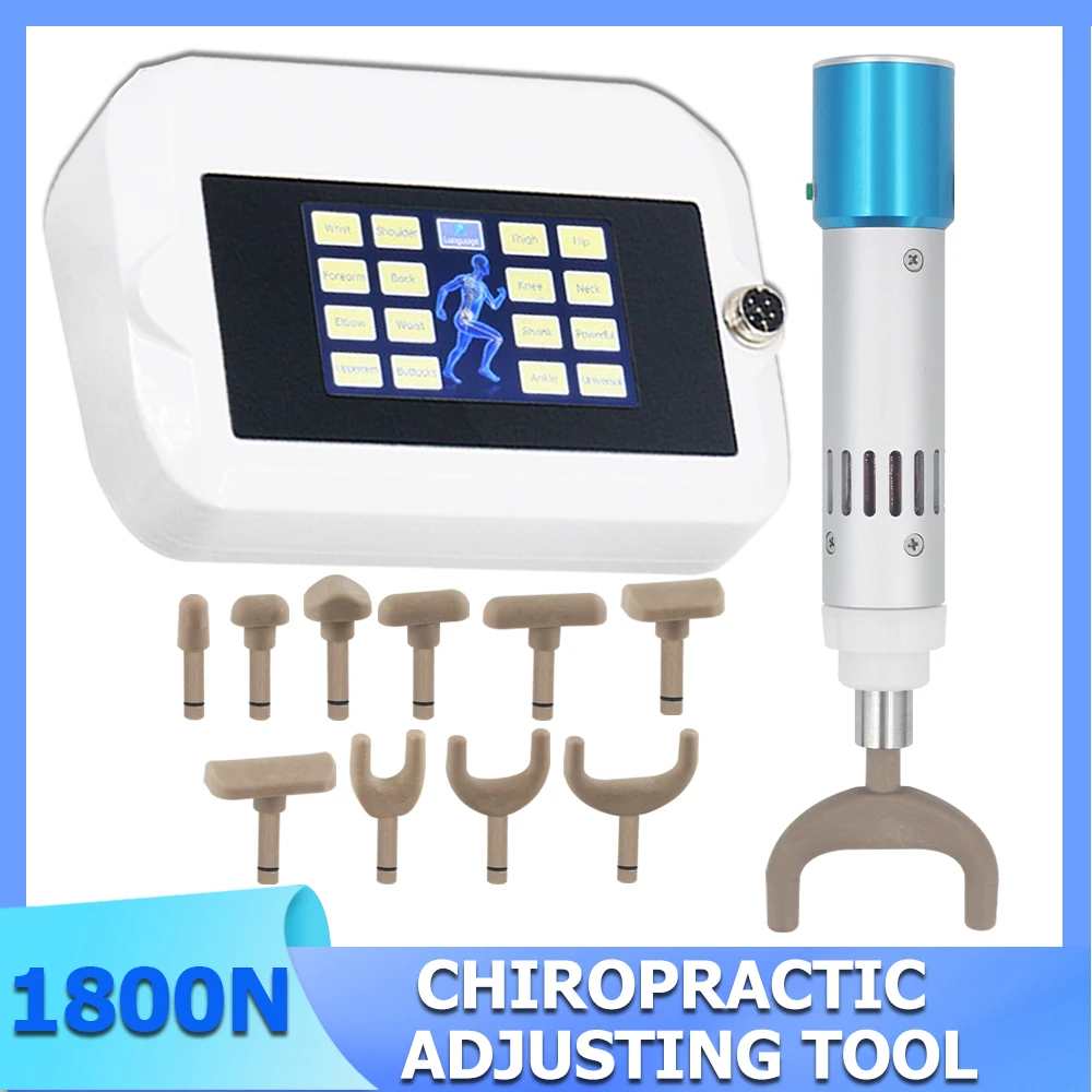 1800N Electric Chiropractic Tool Intensity Therapy Spine Correction Gun Pain Reduce Massage Chiropractic Adjusting Instrument