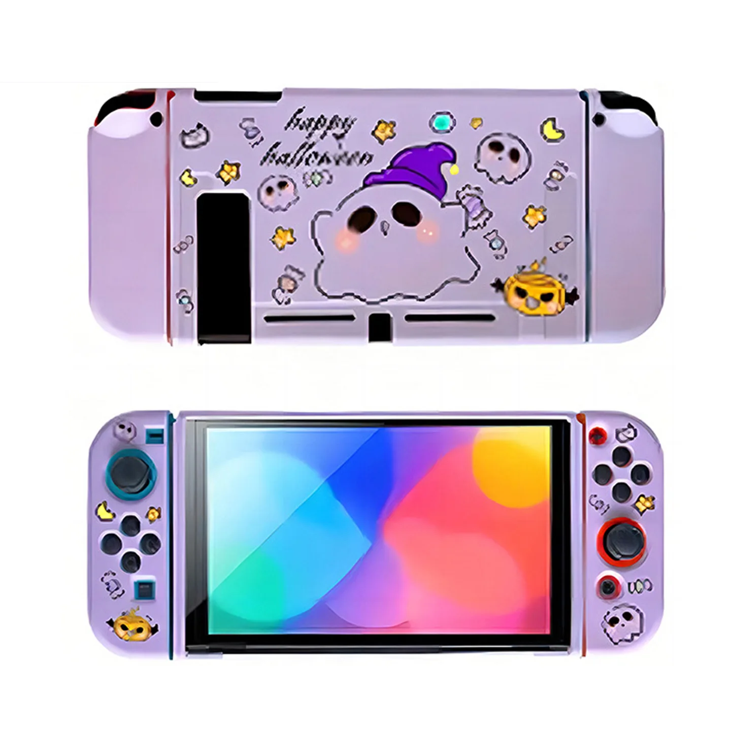 Protective Shell for NS Switch Game Host Console TPU Soft Cover Cartoon Penguin rabbit bear Case For Nintendo Switch Accessories