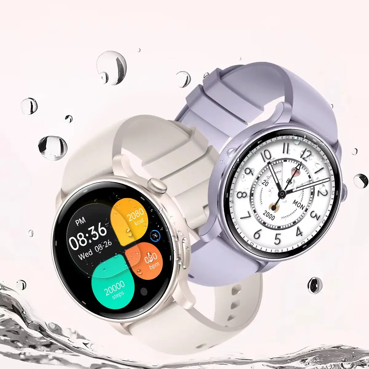 

Wonlex Женские умные часы для здоровья Встроенный GPS Компас Монитор здоровья Режим сна BT Вызов Смарт-часы Женские для Android iOS