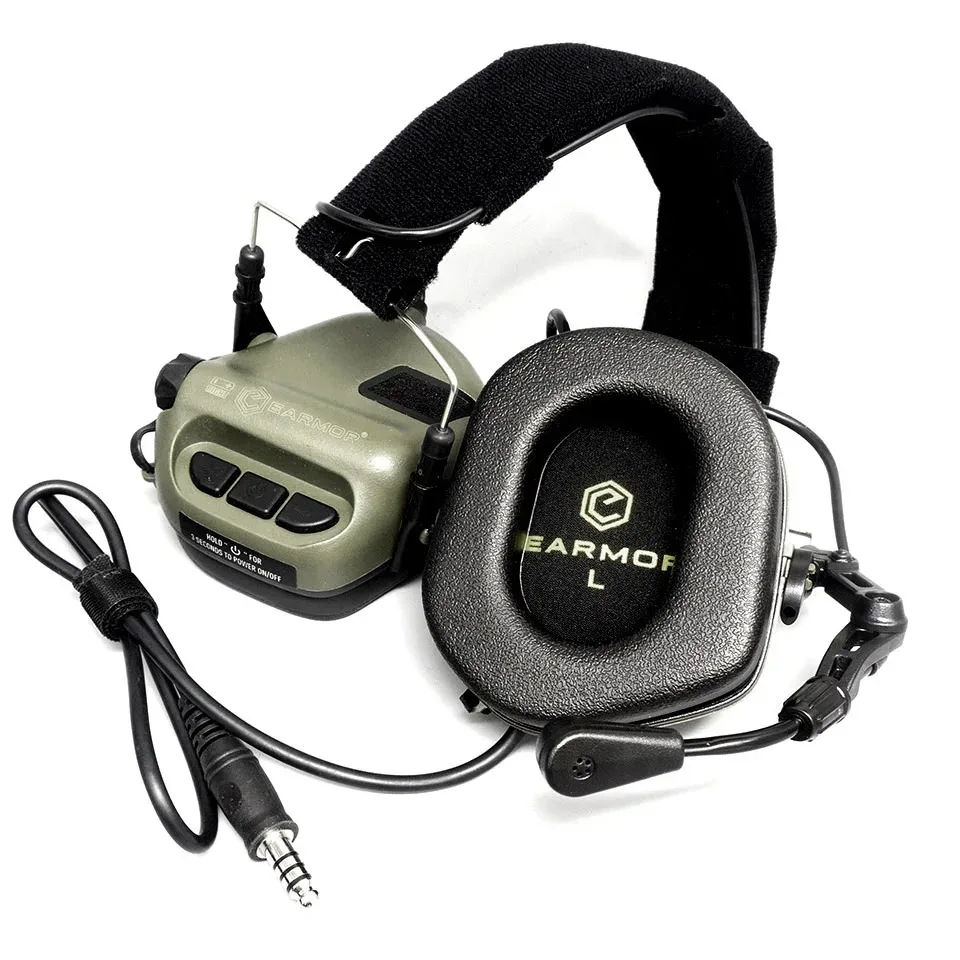 Earmor M32 MOD4Tactical Headset Hunting & Shooting Ear Closing with PTT Communications Supporting Voice Amplification Microphone