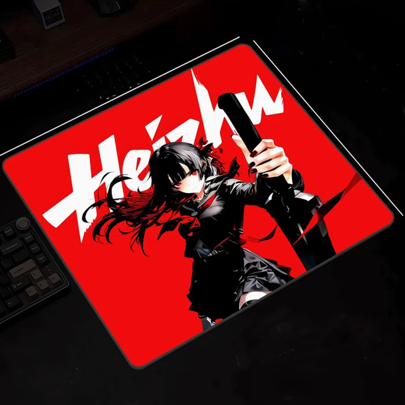 Japanese Cool Girl Glass Mouse Pad Gaming Pad Smooth Frosted