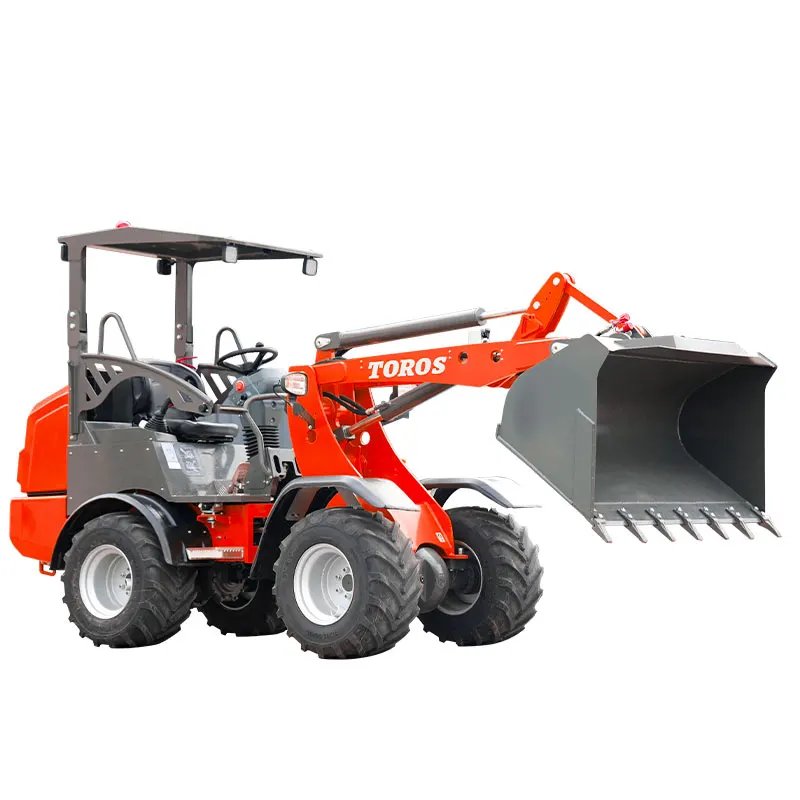 Mini Cargadora de Ruedas Personalizada de 1.6 Toneladas, Mini Cargadora Frontal con Motor EPA para Construcción, Minería y Canteras de Arena