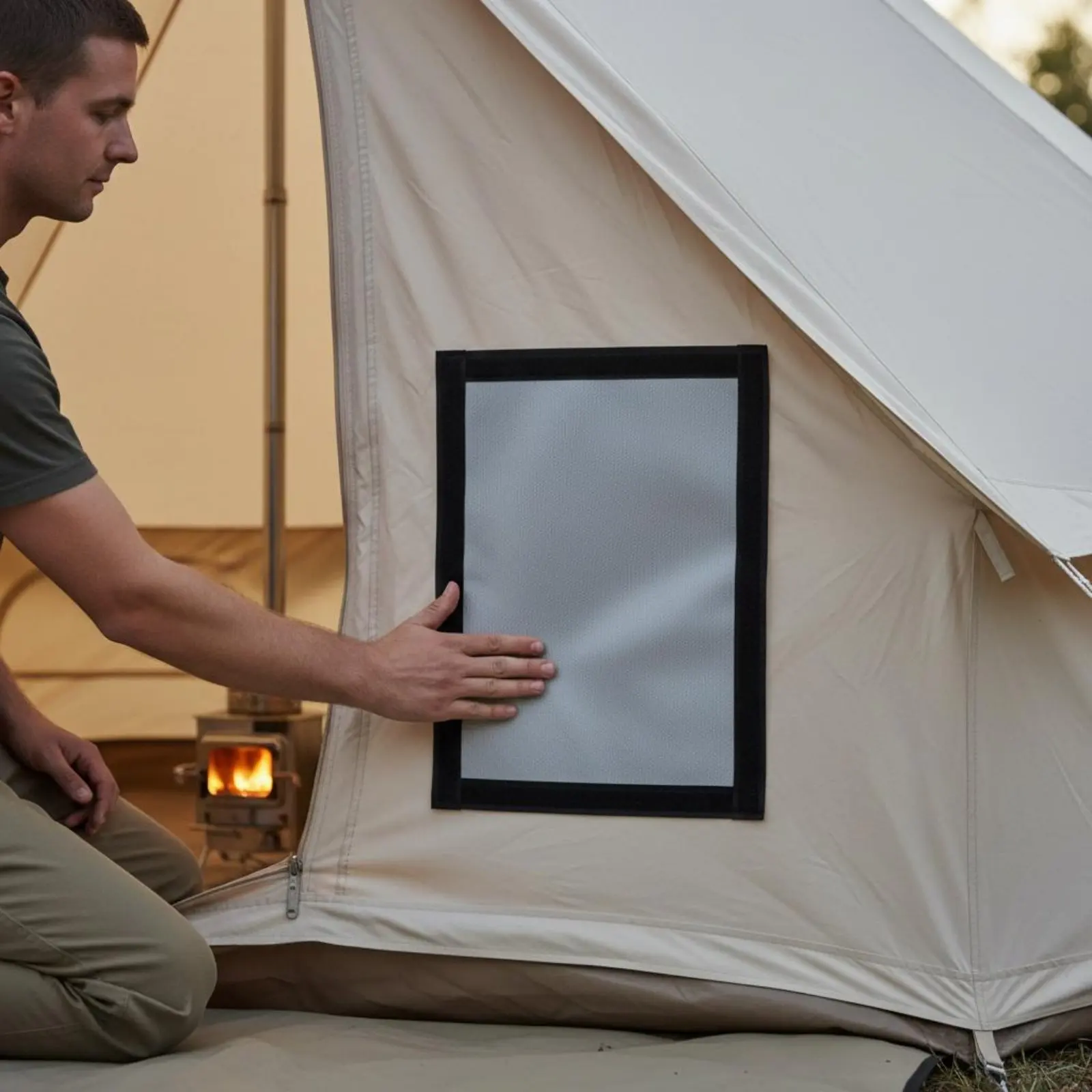 tent-chimney-fireproof-mat-retardant-anti-scald-chimney-protector-fireproof-heater-adapter-double-ply-hot-tent-flue-guard