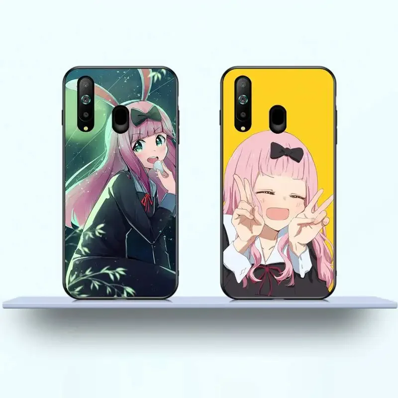 Kaguya Sama Chika Anime Phone Case For Samsung Galaxy A91 80 73 72 71 70 53 52 51 42 41 5G E S Ultra Plus lite Black Cover