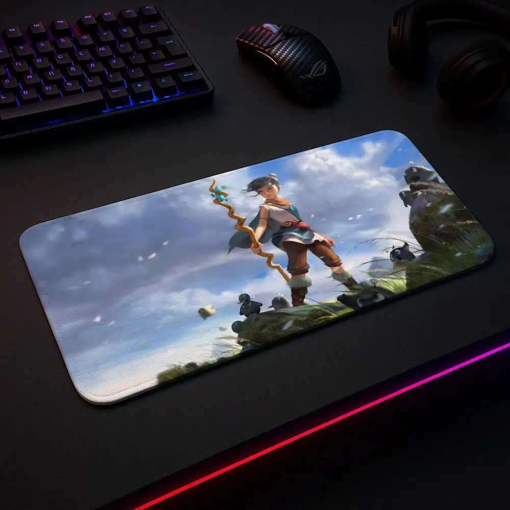 

KENA Mouse Pad Play Mat,Large XXL90x40cmx5mm,stitch Desk Mats,Gaming Accessories,PC Parts