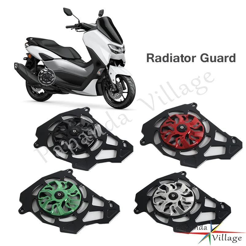 

Motorcycle Radiator Guard Fan Cover Guard Engine Cooling Rotating Protector For Yamaha NMAX155 NVX155 AEROX155 2016-2023