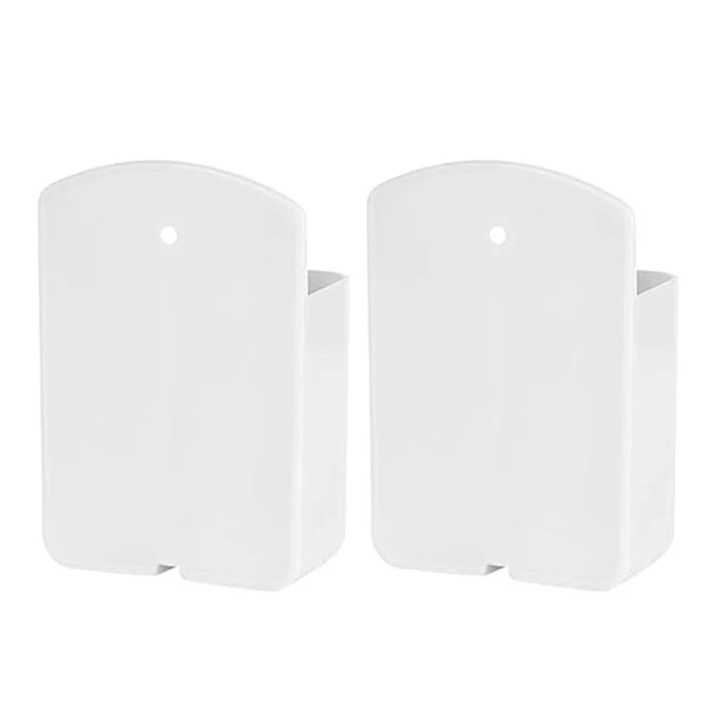 

2pcs Mounted Remote Controller Holder Storage Box No Punching Installation Wall Organizer For Living Room Bedroom Remote Control