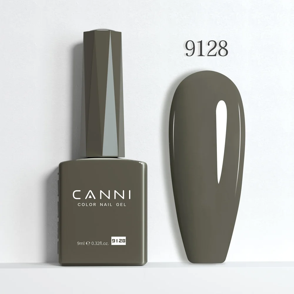 CANNI 9 ml Nagelgel-Nagellack, grüne Farbe, Cat-Eye-Magnetnägel, Soak Off UV-LED, semi-permanent, HEMA/TPO-frei, vegane Halal-Gel-Nägel