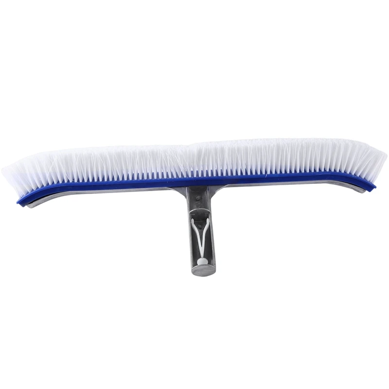 1 PCS Swimming Pool Spa Cleaning Brush Head Cleaner Broom Bending Tool Swimming Pool Brush Blue