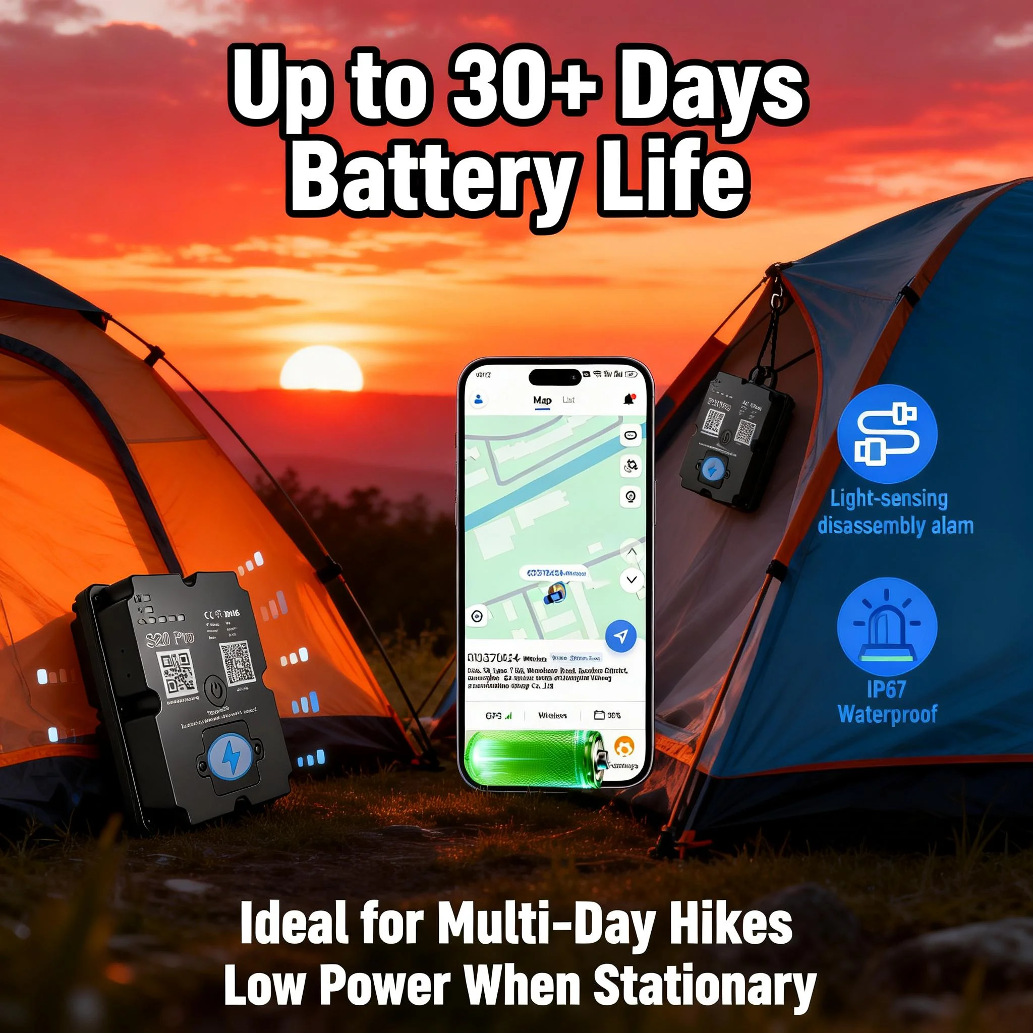 GPS Tracker for Hiking Backpac - Outdoor Adventure Backpack 评论和价格