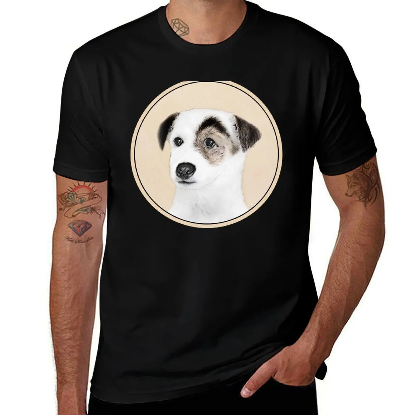 

Parson Jack Russell Terrier T-Shirt Breathable Sportswear T-Shirt for Men
