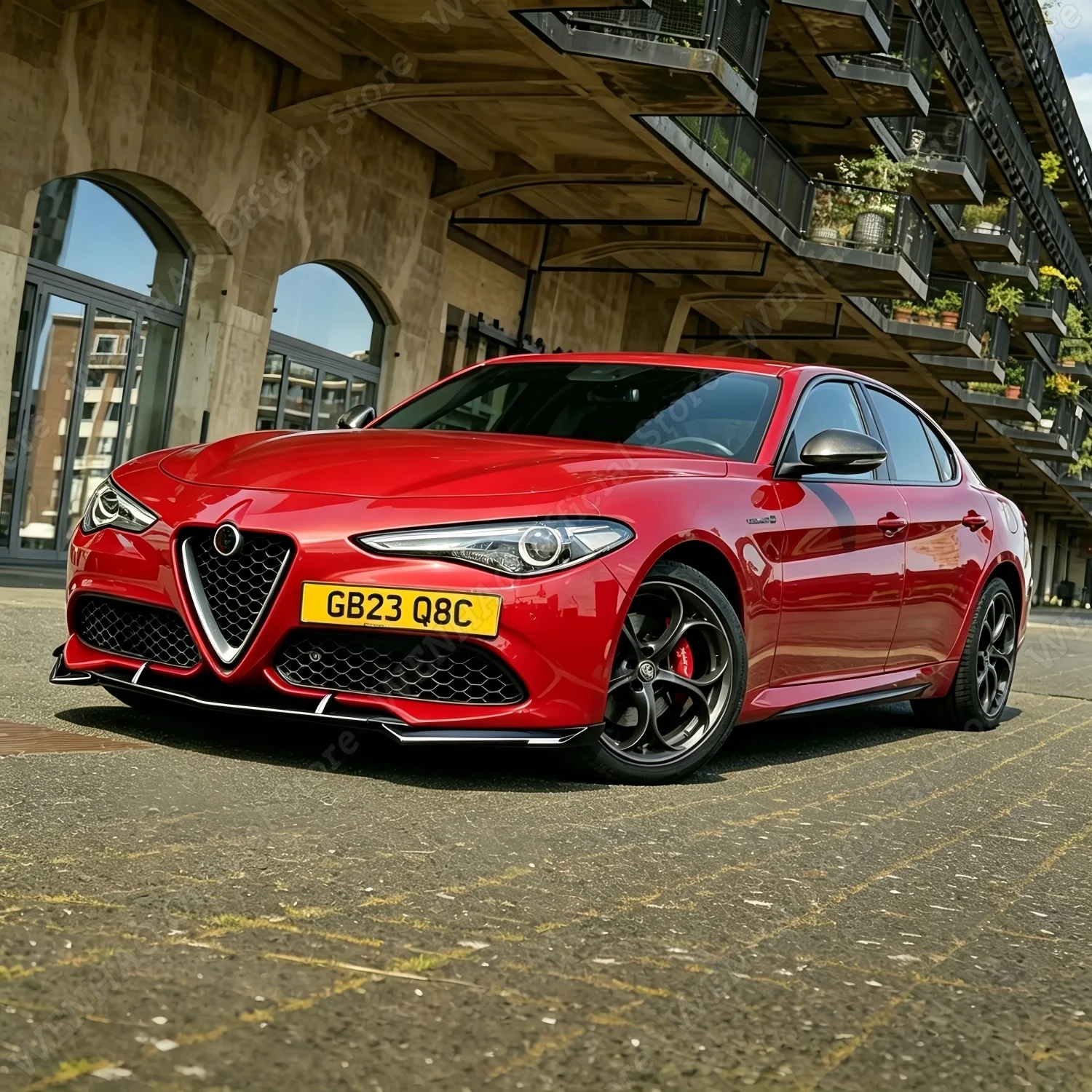 

3Pcs Car Front Bumper Lip Spilitter For Alfa Romeo Stelvio Standard MK1 2016-2022 Tuning Gloss Black Bumper Guard Trims Bodykits