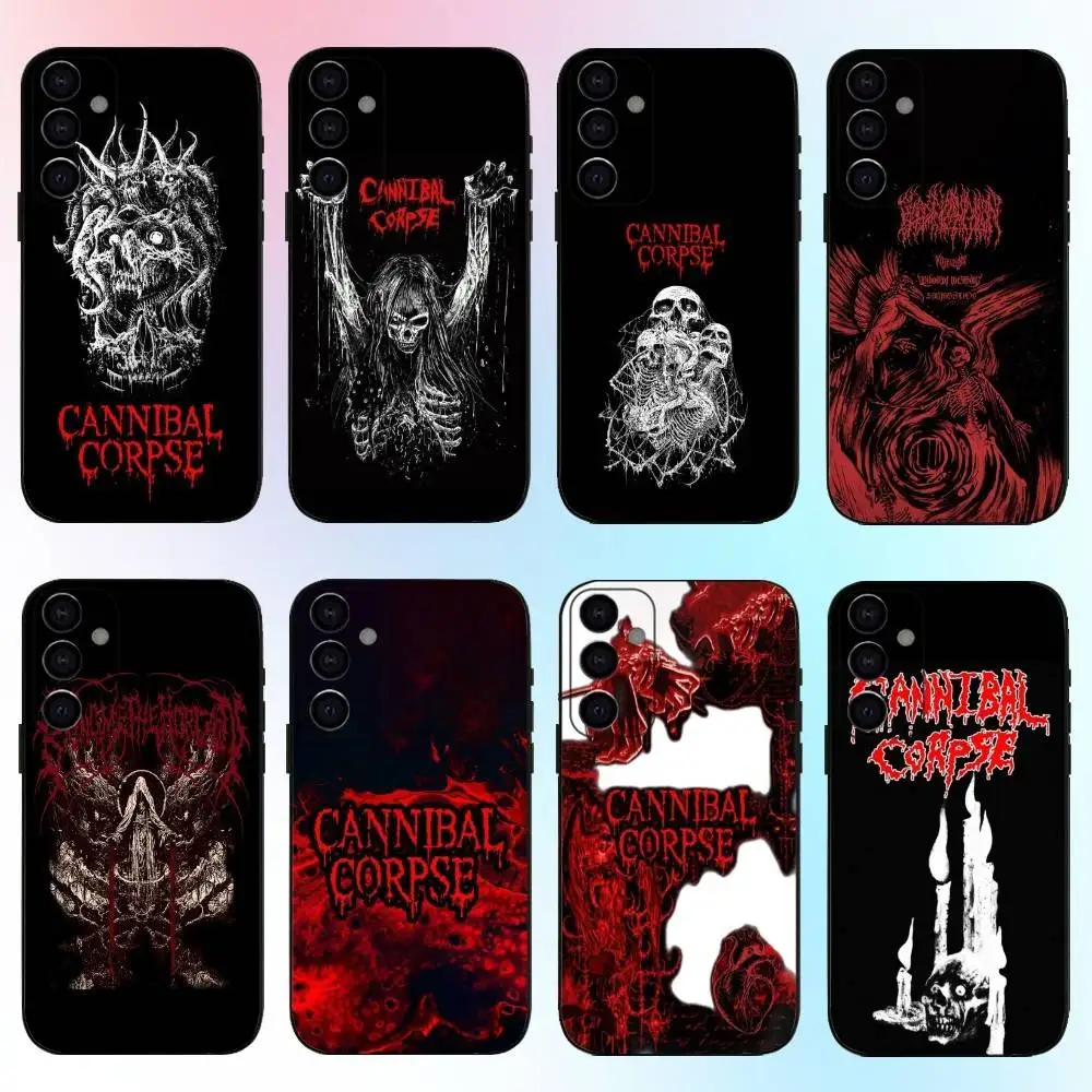 

Cannibal Corpse Album Phone Case For Samsung Galaxy A73,A72,A71,A70,A53,A52,A51,Others Soft Black Cover