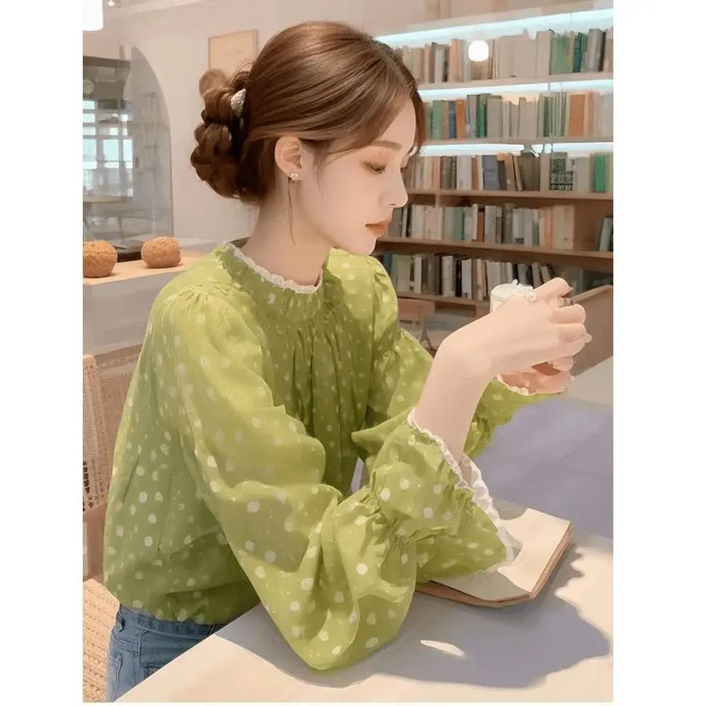 Langarmshirts für Damen, Baumwolle, Blumenmuster, schmale Passform, minimalistisch, feminin, elegant, bequem, romantisch, tägliches Büro-Outfit