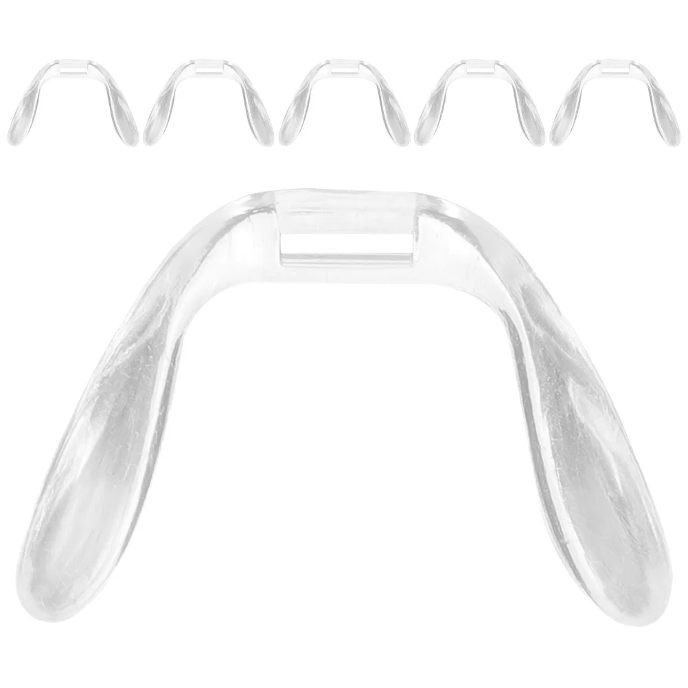

6Pcs Nose Pads for Eyeglasses Flexible Plastic Inserts Enhanced Fit Prevent Slipping Ideal for Sighted Groups Long-Lasting