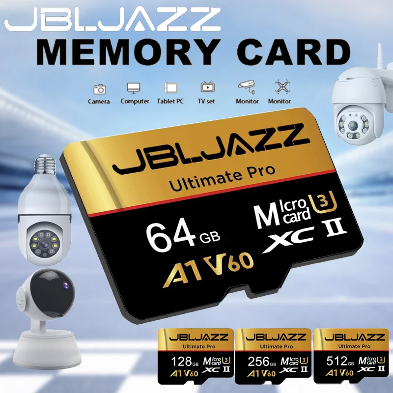 Tarjeta Micro SD de Alta Velocidad V30 A2 4K de 512GB 256GB 128GB 1TB, Tarjeta de Memoria Micro TF con Adaptador SD para Teléfono Inteligente/Tableta/PC de Uso Combinado