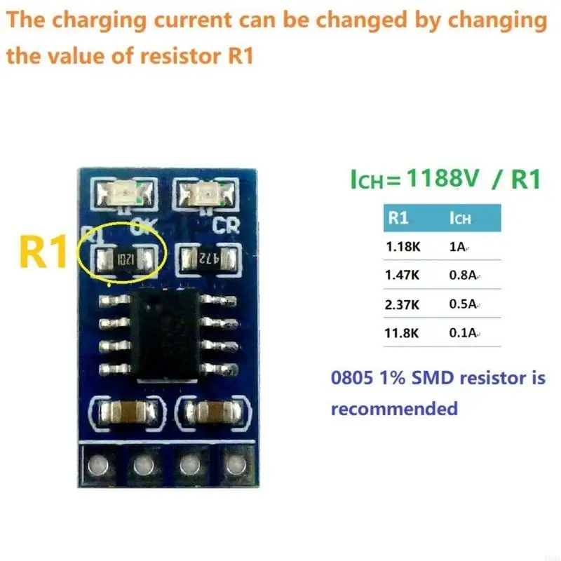 MPPT Solar Controller 3.7V 4.2V 18650 Lithium Battery Charging 1A Module 193A