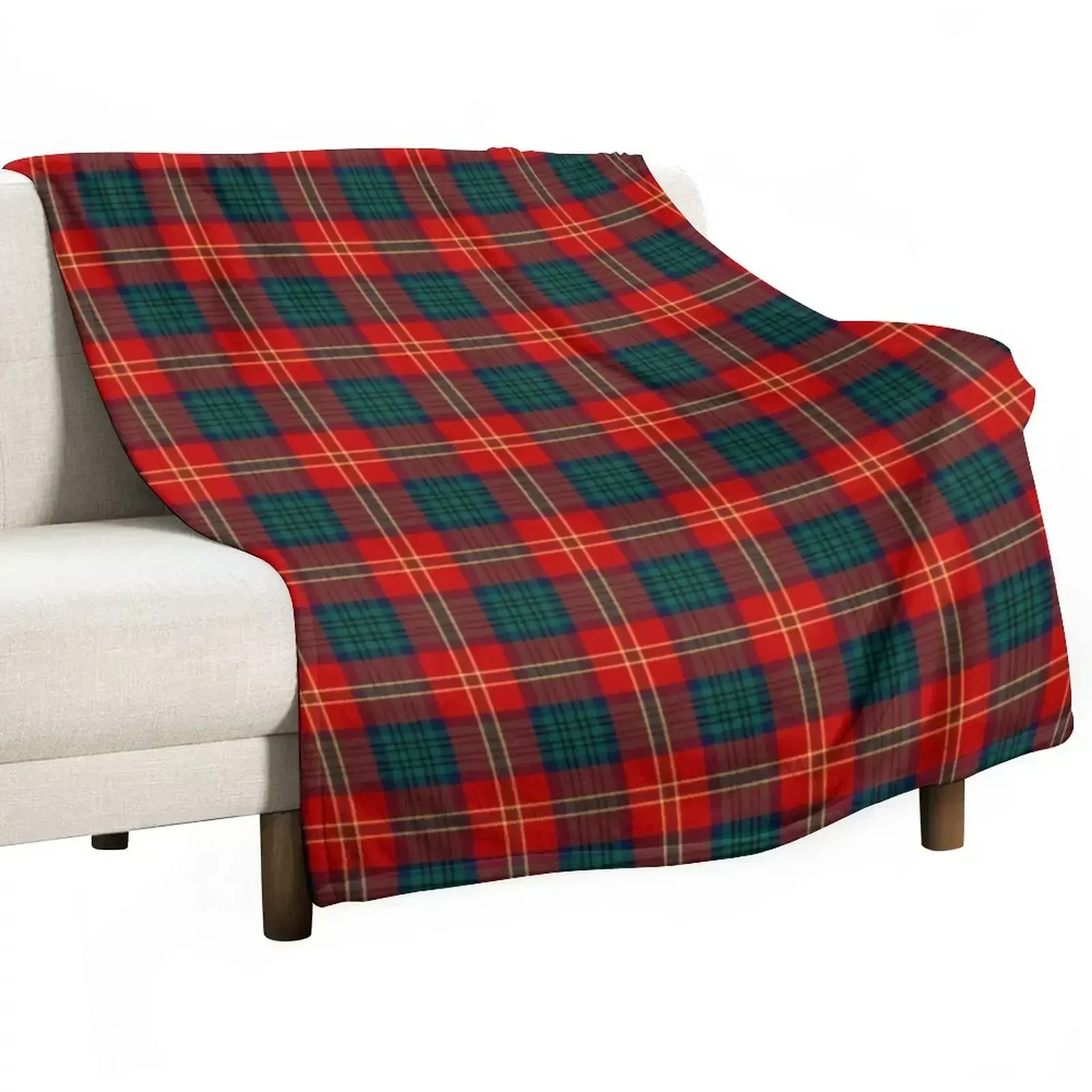 Clan Connolly Dress Tartan Throw Blanket Luxury Throw Fashion Sofas Stuffeds heavy to sleep Blankets