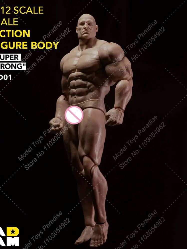 MUFF TOYS AD01 1/12 hommes soldat corps musculaire Super mobile articulations mobiles fortes corps adapté 6 pouces figurine