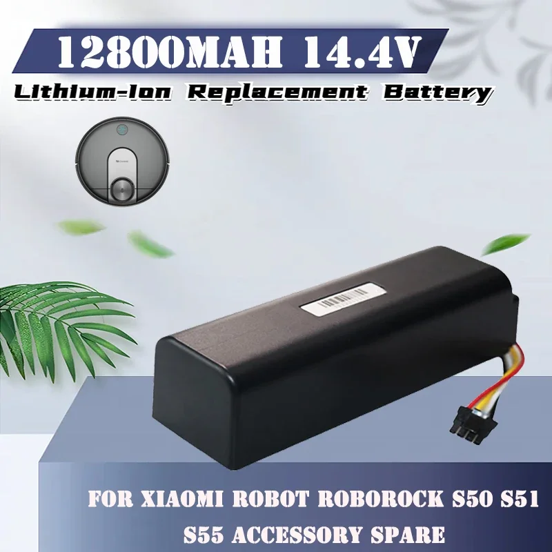 

14.4V 12800Ah Li-ion Battery for Xiaomi Robot Roborock Sweeper 4S1P MM