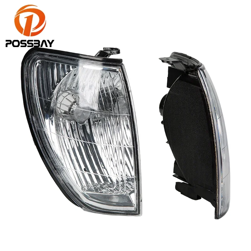 Front Side Corner Light Turn Signal Lamp For Toyota Land Cruiser 100 1998 1999 2000 2001-2005 Transparent Cover Without Bulbs
