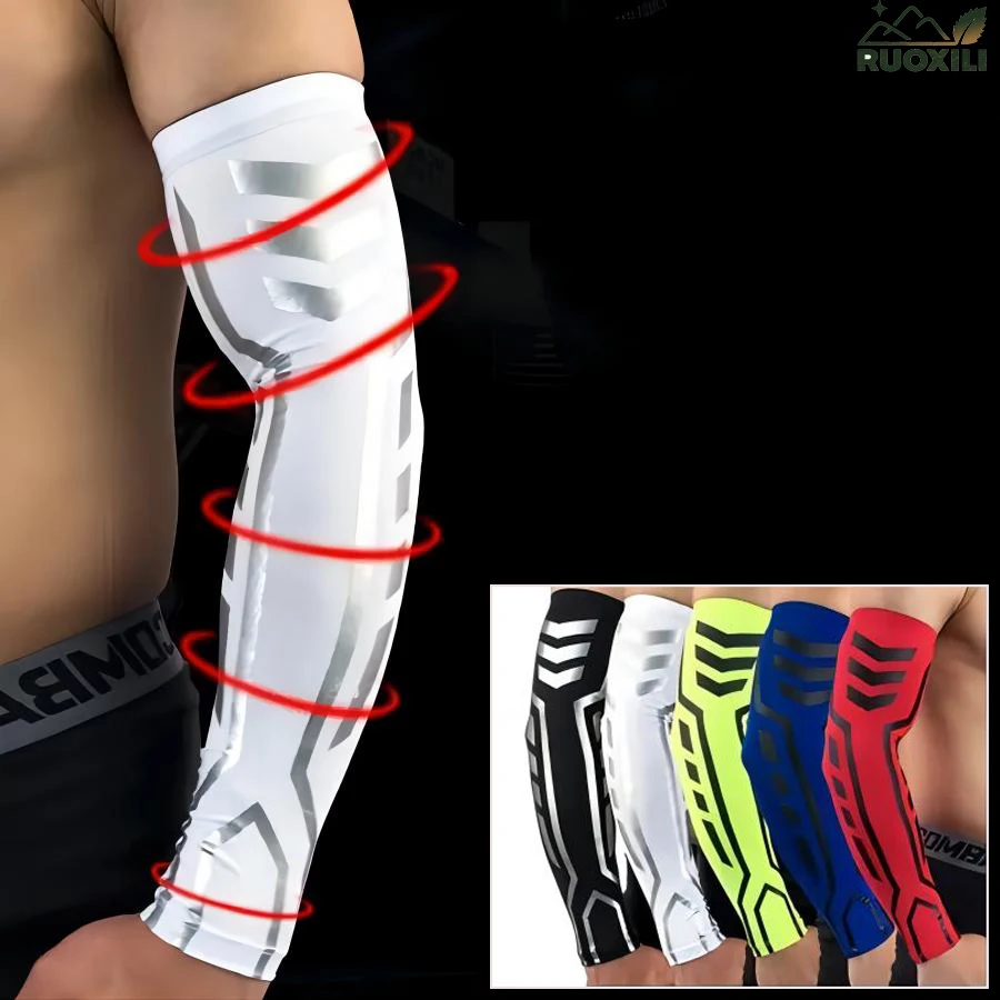 

1PC Sports Compression Arm Sleeves Breathable Sleeves Arm Sleeve for Basketball Volleyball Baseball Cycling Running Tennis