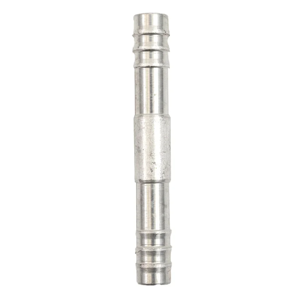 AC System Straight Splice Barb Fitting In Aluminum For #6 #8 #10 #12 Hose Inner Diameters 5/16 13/32 1/2 5/8 Inch