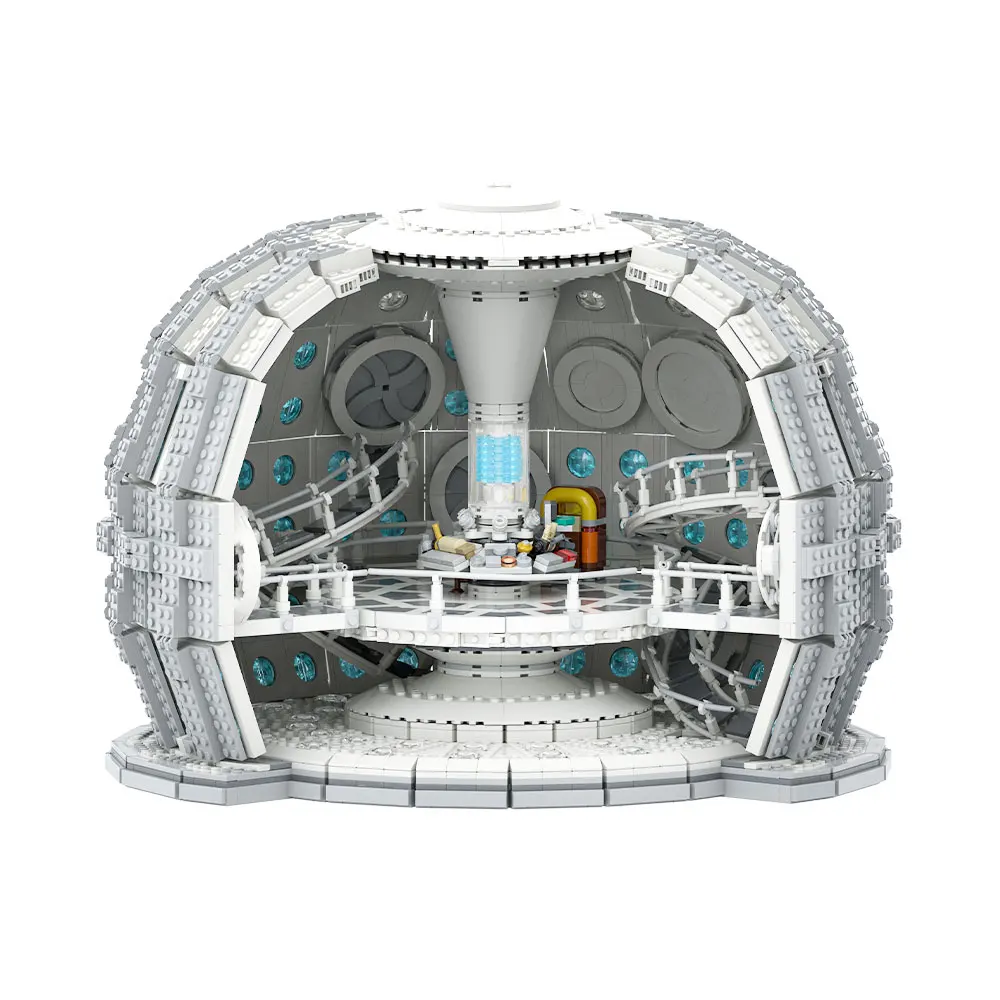 Gobricks MOC Whos - 15th doctors Tardis Building Blocks Movies Doctors TARDIS Control Room Model Toys Bricks Adult Gift