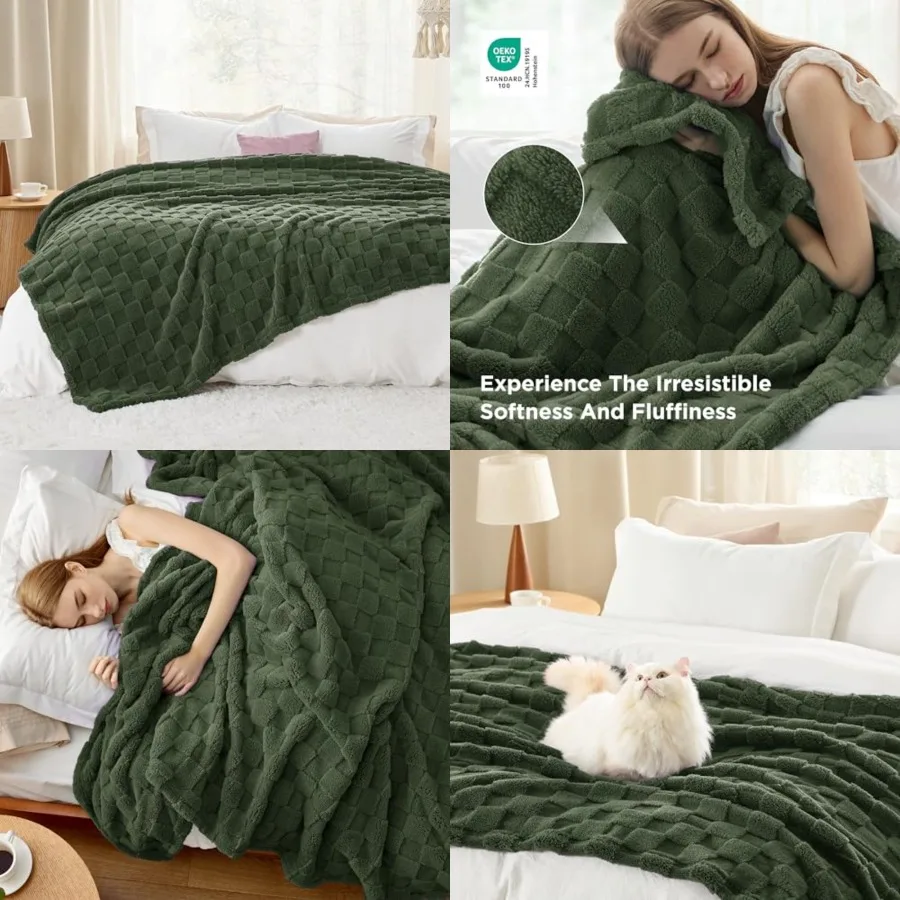 

GentleSoft King Size Blanket for Bed - Super Soft Cozy Blankets for Girls, Large Fuzzy Fleece Throw for Bedroom Decor,,108x90 I