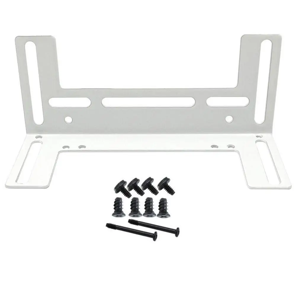 Black/White Computer Radiator Fan Holder Adjustable Durables Holder Computer Cooling Fan Bracket Fixing Screws