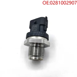 High quality New For 0281002907 Original Riginal Fuel Rail Pressure Sensor Common Re gulator For 0281002907