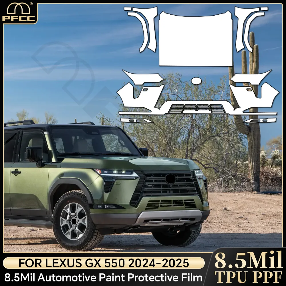 

For Lexus GX550 Luxury Premium Over 2024 2025 TPU Paint Protection Film Clear Bra Car Body Anti-Scratch Pre-cut PPF Resistant