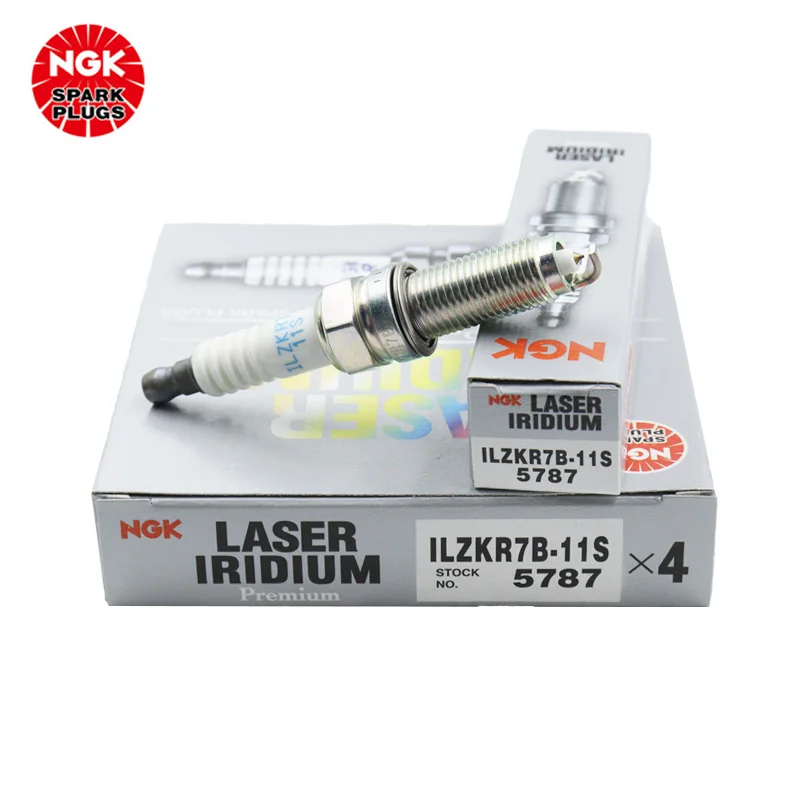 NGK Iridium Platinum Spark plug ILZKR7B-11S 5787 is suitable for the Accord Costix Platinum CRV Civic（4PCS)