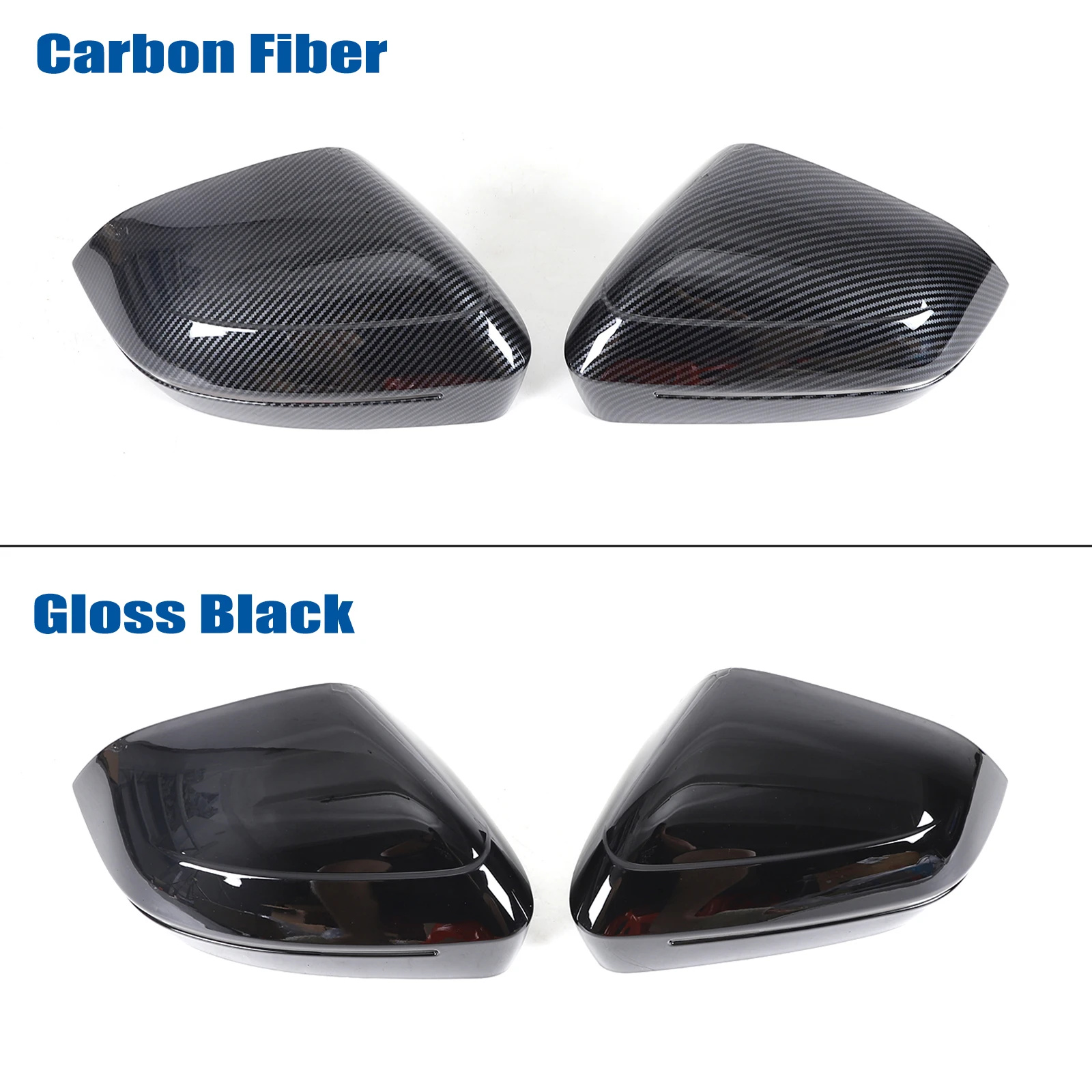 لسيارات BMW 5 7 I5 I7 Series G60 G61 G68 G70 M5 G90 2024 + سيارة الجانب مرآة الرؤية الخلفية تزيين غطاء الكسوة ملصق الملحقات الخارجية