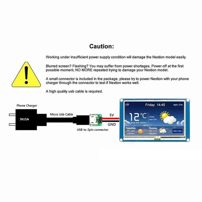 

NX4827T043 4,3-дюймовый сенсорный ЖК-дисплей HMI-модуль резистивного сенсорного экрана TFT для проекта Arduino или Raspberry Pi