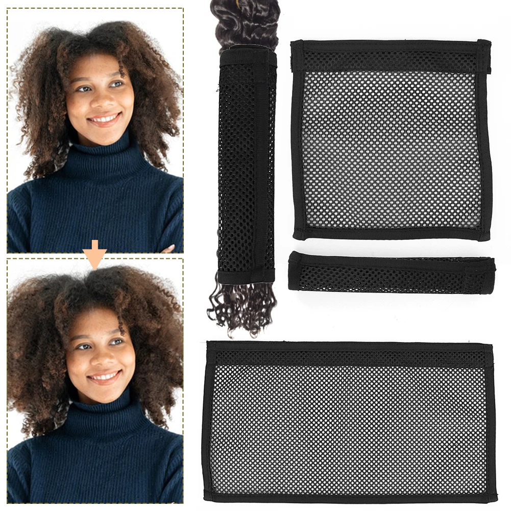 Length-N-Lock Hair Net Stretcher Prevent Shrinkage Curls Length Assist Maintainer Lock Curly Hair Lengthening Net for Curly Hair