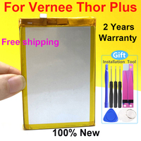 100% New High Quality Battery For Vernee Thor Plus Mobile Phone In Stock Fast Delivery With Tracking Number Free Tools