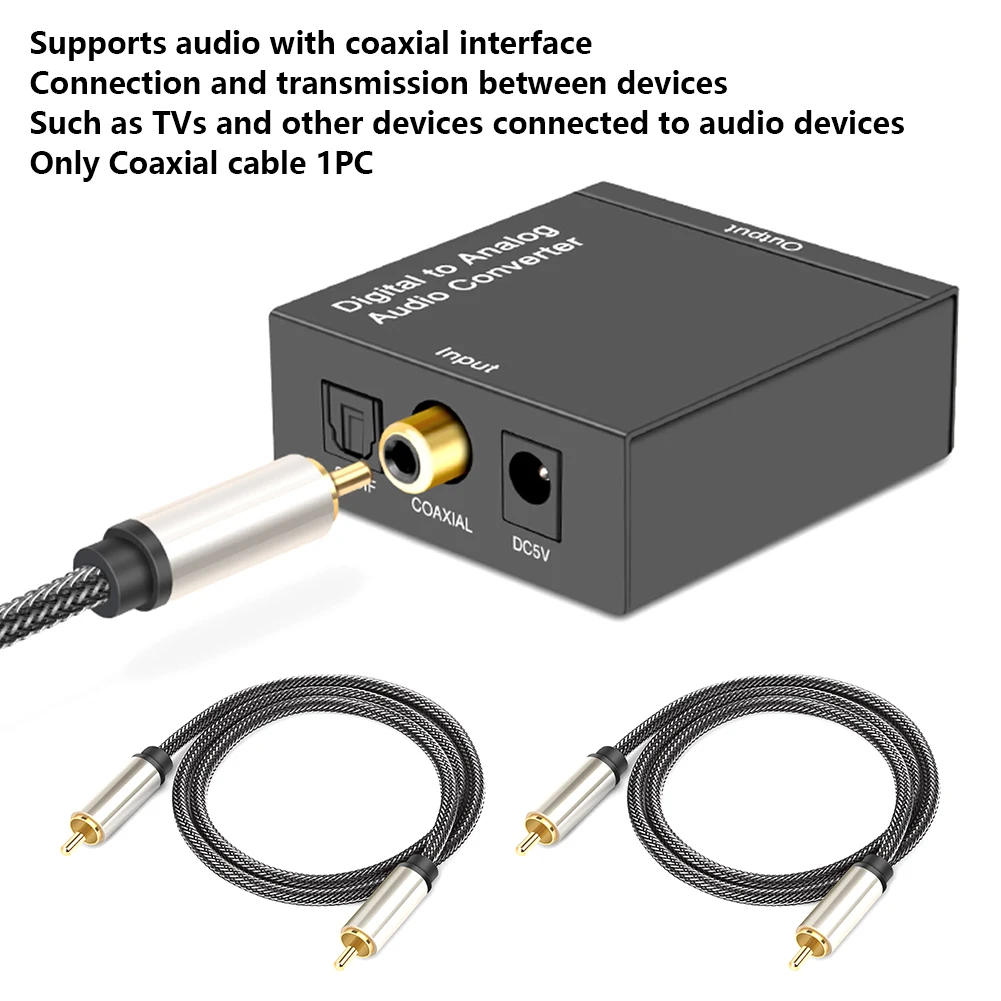 Coaxial Coax Audio Cable Gold Plated Video Home HIFI 5.1 Digital TV Accessories Subwoofer Amplifer RCA To RCA Male SPDIF