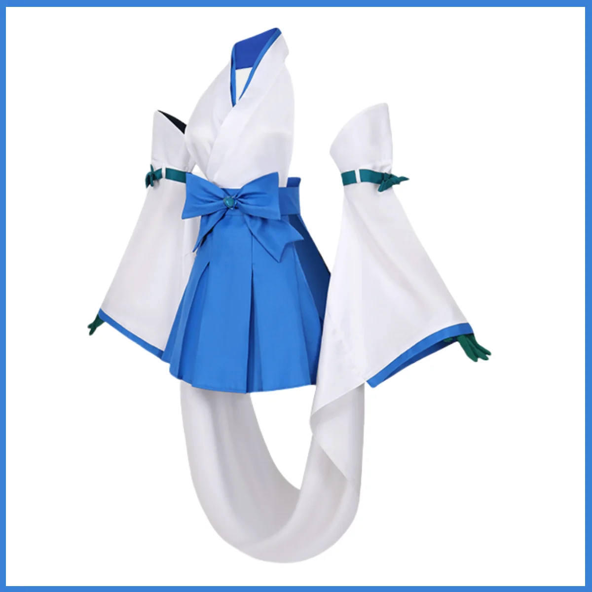 Anime Ich bewundere magische Mädchen Minakami Sayo Magia Azure Cosplay Kostüm sprudelt über magische Mädchen Hexen kleid Perücke Frau sexy Set