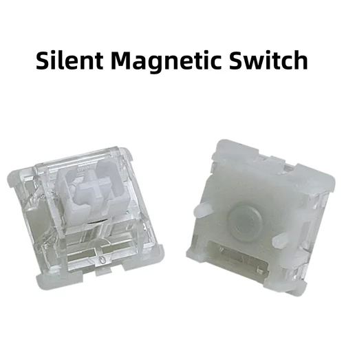 Interruptores de efecto Hall Interruptores de teclado magnéticos Interruptores silenciosos lineales magnéticos 45 g con gatillo rápido para juegos