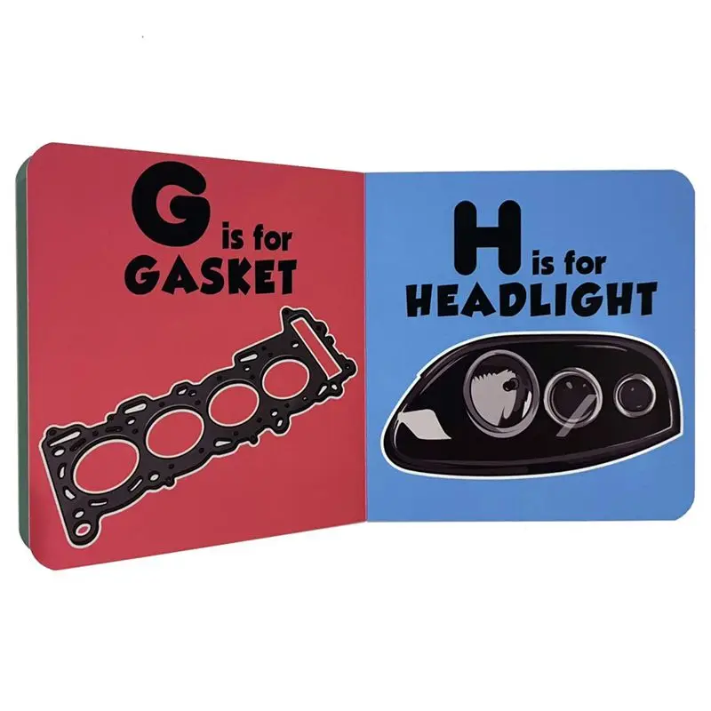 A23E-ABC's For Future Race Car Drivers Alphabet Book (Baby Book, Children's Book, Toddler Book)