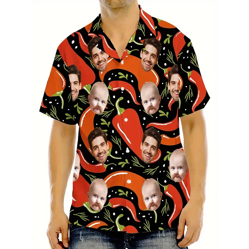 

Хип-хоп пивная вечеринка индивидуальная фото рубашка унисекс для отдыха забавный узор бананового перца гавайские рубашки юмор подарочная рубашка