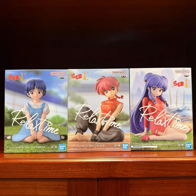 

In Stock Bandai Original Banpresto Relax Time Ranma ½ Tendou Akane Shampoo Anime Figure Model Toy Collectible Ornament Gift