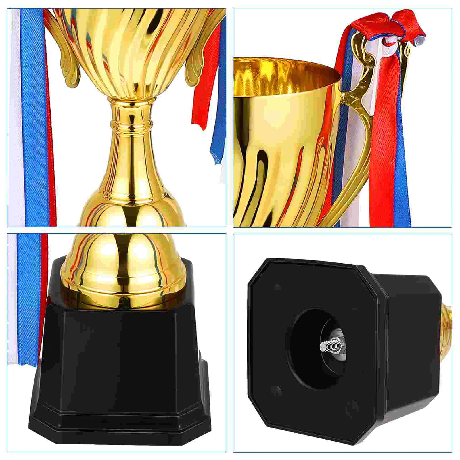 Classic Trophy Baseball Metal Award Sports Basketball Golden Color for Athletics Game Competition