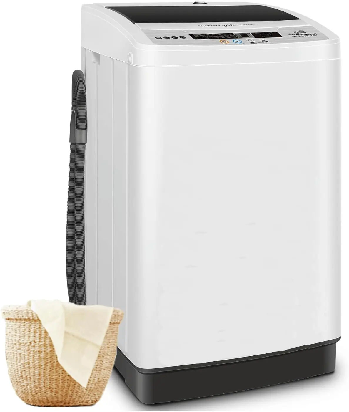 Portable Washing Machine, Full Automatic Compact Portable Washer and Spinner Combo, 17.8Lbs 2.4 Cu.ft Washing Machine for Apartm