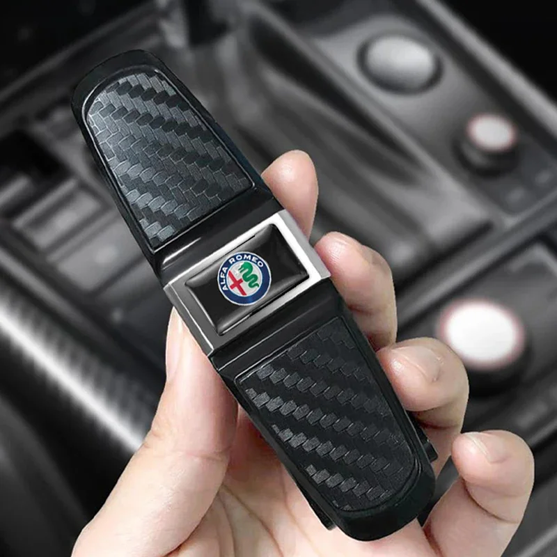 

1Pcs For Alfa Romeo 147 159 Giulietta GT 4C Volante Giulia 156 Tonale Mito Car Sun Visor Glasses Clip Ticket Card Storage Clamp